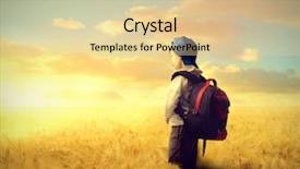  Presentation with young generation - PPT layouts consisting of young generation - school boy on a wheat background and a lemonade colored foreground