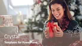  Presentation with relationship - Beautiful PPT layouts featuring young-girl-at-home backdrop and a coral colored foreground