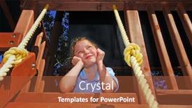  Presentation with thought - Cool new presentation with young-girl-deep-in-thought backdrop and a red colored foreground