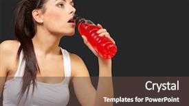  Presentation with underage drinking two teenagers having - PPT theme consisting of young girl having isotonic drink background and a  colored foreground