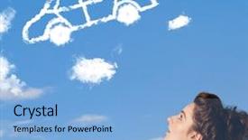  Presentation with car business - Audience pleasing PPT theme consisting of young girl looking at car backdrop and a  colored foreground