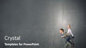  Presentation with man riding big bike motor - Audience pleasing slide deck consisting of young-girl-riding-on-back backdrop and a dark gray colored foreground