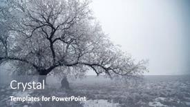  Presentation with frozen - Amazing presentation having young-girl-sitting-in-frozen backdrop and a gray colored foreground
