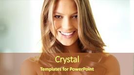  Presentation with pretty girl - Colorful PPT layouts enhanced with young girl smiling charmingly backdrop and a red colored foreground