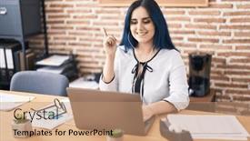  Presentation with blue video - 