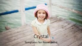  Presentation with lolly - PPT layouts having young girl with lolly-pop background and a  colored foreground