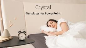  Presentation with sleeping - Cool new theme with young-gorgeous-woman-sleeping-peacefully backdrop and a lemonade colored foreground