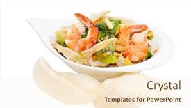  Presentation with jackfruit - Slide deck having young green jack fruit jackfruit background and a cream colored foreground