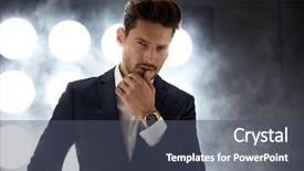  Presentation with disco in night club - Amazing slide set having young guy in the night backdrop and a dark gray colored foreground