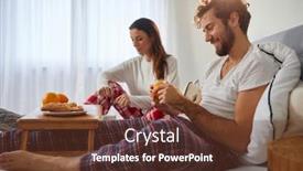  Presentation with relationship - Beautiful presentation theme featuring young-guy-with-his-girlfriend backdrop and a tawny brown colored foreground