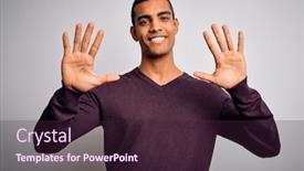  Presentation with african american marriage - Audience pleasing PPT theme consisting of young-handsome-african-american-man backdrop and a wine colored foreground