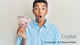  Presentation with mexican - Colorful PPT theme enhanced with young-handsome-african-american-man backdrop and a light blue colored foreground