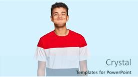  Presentation with african american wedding - Slide set with young-handsome-african-american-man background and a cool aqua colored foreground