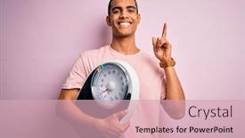  Presentation with weight - Colorful PPT theme enhanced with young-handsome-african-american-slim backdrop and a lemonade colored foreground