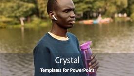  Presentation with hydration - Presentation featuring young-handsome-and-attractive-black background and a  colored foreground