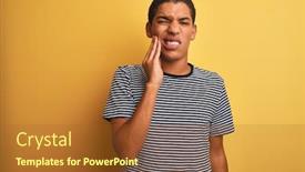  Presentation with navy - Audience pleasing slides consisting of young-handsome-arab-man-wearing backdrop and a red colored foreground