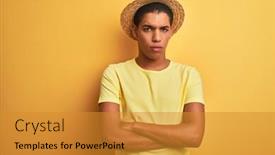  Presentation with arab - Theme with young-handsome-arab-man-wearing background and a gold colored foreground