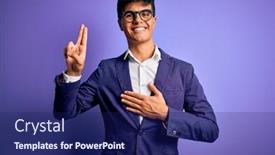  Presentation with purple business - Beautiful PPT theme featuring young-handsome-business-man-wearing backdrop and a navy blue colored foreground