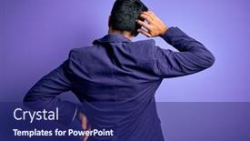  Presentation with purple business - Slides enhanced with young-handsome-business-man-wearing background and a navy blue colored foreground