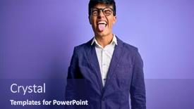  Presentation with purple business - Cool new theme with young-handsome-business-man-wearing backdrop and a navy blue colored foreground