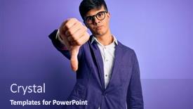  Presentation with purple business - Slide set enhanced with young-handsome-business-man-wearing background and a navy blue colored foreground