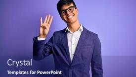  Presentation with purple business - Cool new theme with young-handsome-business-man-wearing backdrop and a navy blue colored foreground