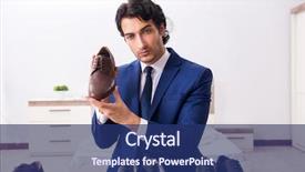  Presentation with bata quality control shoes pdf - Presentation design having young handsome businessman choosing shoes background and a ocean colored foreground