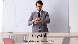  Presentation with whiteboard kids - Colorful presentation theme enhanced with young handsome businessman in front backdrop and a soft green colored foreground