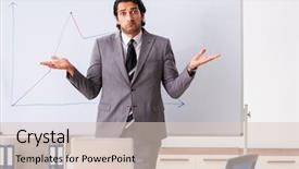  Presentation with whiteboard kids cute - Audience pleasing presentation design consisting of young handsome businessman in front backdrop and a  colored foreground