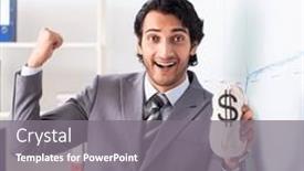  Presentation with whiteboard - PPT theme enhanced with young-handsome-businessman-in-front background and a  colored foreground