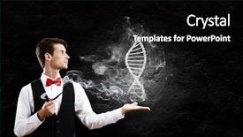  Presentation with pipe - Beautiful slide deck featuring treading - using the old tread wheels backdrop and a gray colored foreground