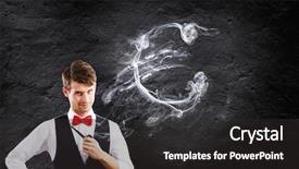  Presentation with hvac pipe - Slide deck enhanced with glass of light cold frothy background and a dark gray colored foreground