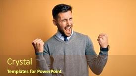  Presentation with elegant - Cool new PPT theme with young-handsome-businessman-wearing-elegant backdrop and a tawny brown colored foreground