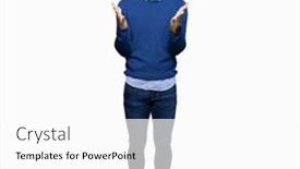  Presentation with bussines - Amazing PPT layouts having young-handsome-bussines-man-celebrating backdrop and a white colored foreground