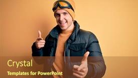  Presentation with winter weather - Audience pleasing slide deck consisting of young-handsome-caucasian-man-wearing backdrop and a tawny brown colored foreground