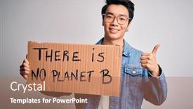  Presentation with chinese chinese - Theme enhanced with young-handsome-chinese-activist-man background and a coral colored foreground