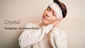  Presentation with chinese - Audience pleasing slides consisting of young-handsome-chinese-man-injured backdrop and a lemonade colored foreground