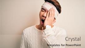  Presentation with face pain - Amazing presentation having young-handsome-chinese-man-injured backdrop and a lemonade colored foreground