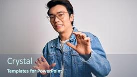  Presentation with medicina tradicional chinesa chinese herb - Theme featuring young-handsome-chinese-man-wearing background and a  colored foreground