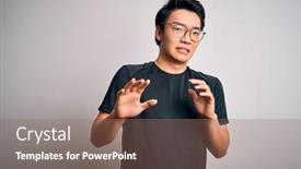  Presentation with black hands - Amazing presentation design having young-handsome-chinese-man-wearing backdrop and a violet colored foreground