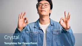  Presentation with chinese chinese - Amazing PPT layouts having young-handsome-chinese-man-wearing backdrop and a ocean colored foreground