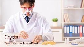  Presentation with young students working in groups - PPT layouts consisting of young handsome doctor oculist working background and a  colored foreground