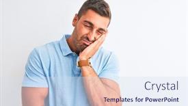  Presentation with elegant - Presentation theme having young-handsome-elegant-man-wearing background and a  colored foreground