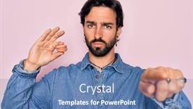  Presentation with french pastry - Amazing presentation having young-handsome-hispanic-bohemian-hipster backdrop and a teal colored foreground