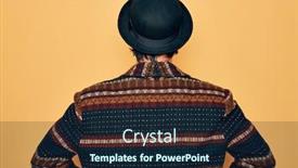  Presentation with bohemian - Audience pleasing theme consisting of young-handsome-hispanic-bohemian-man backdrop and a wine colored foreground