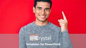  Presentation with face identification - Audience pleasing slides consisting of young-handsome-hispanic-man-wearing backdrop and a gray colored foreground