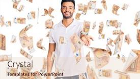  Presentation with acceptance - Beautiful PPT theme featuring young-handsome-hispanic-man-wearing backdrop and a lemonade colored foreground