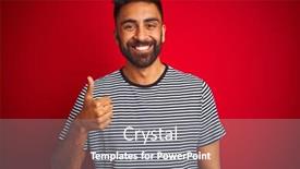  Presentation with navy - Presentation theme consisting of handsome indian man wearing navy background and a gray colored foreground