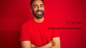  Presentation with indian wedding red - PPT layouts enhanced with young-handsome-indian-man-wearing background and a dark gray colored foreground