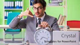  Presentation with lawyer - Theme with young-handsome-lawyer-working background and a  colored foreground